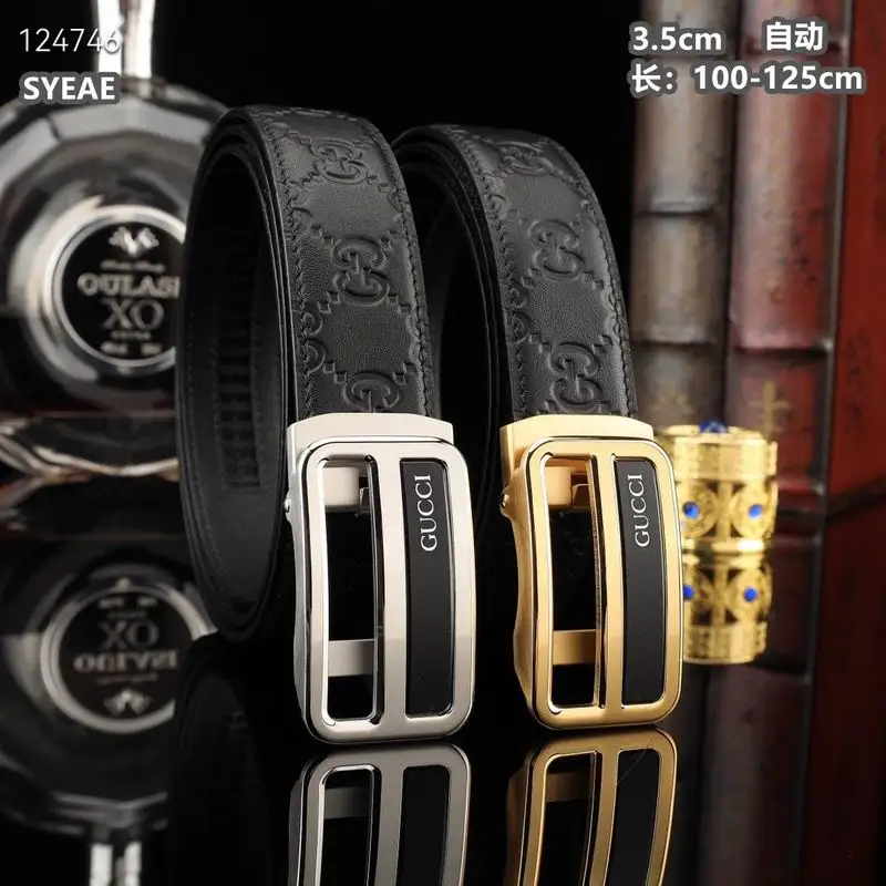 Gucci belt 35mmX100-125cm 8L28